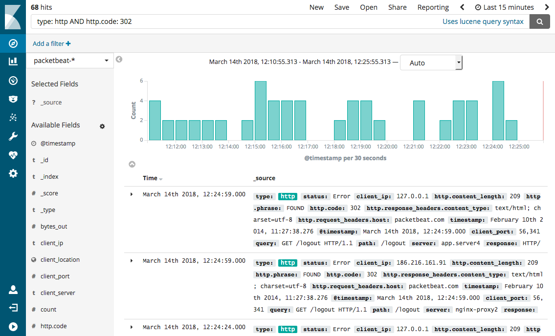 Kibana query Kibana query
