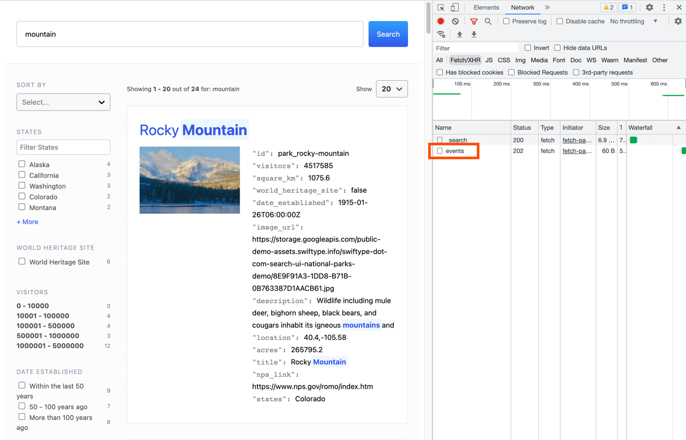 Server status Server status