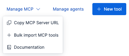 How to bulk import MCP tools from an MCP server.
