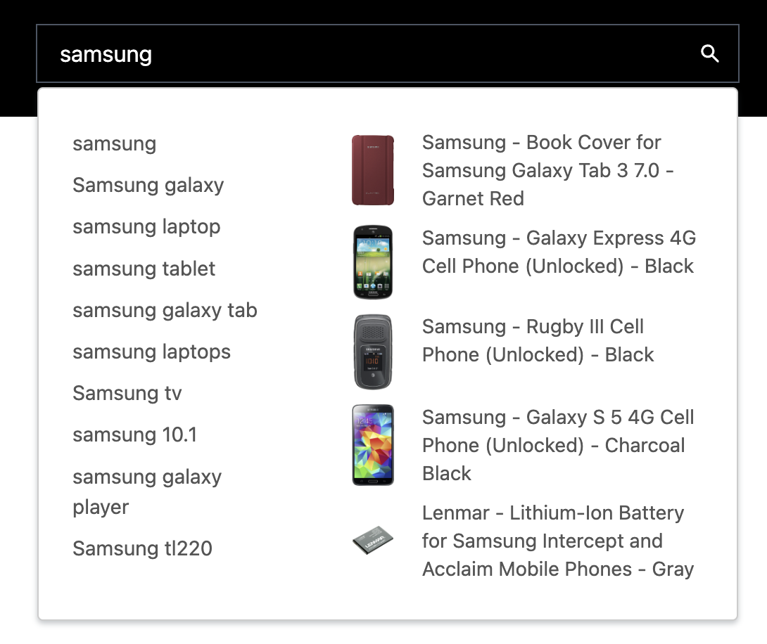 Suggestions from multiple sources Suggestions from multiple sources