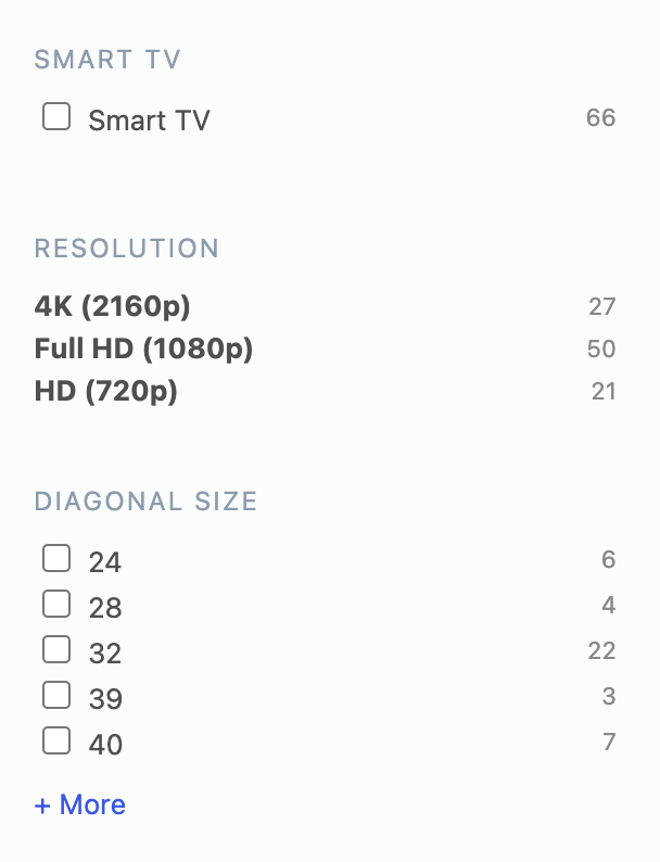 Facet views Facet views