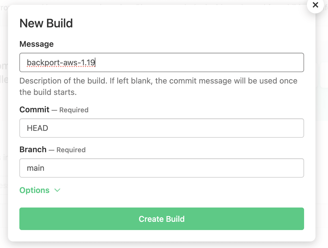 buildkite build