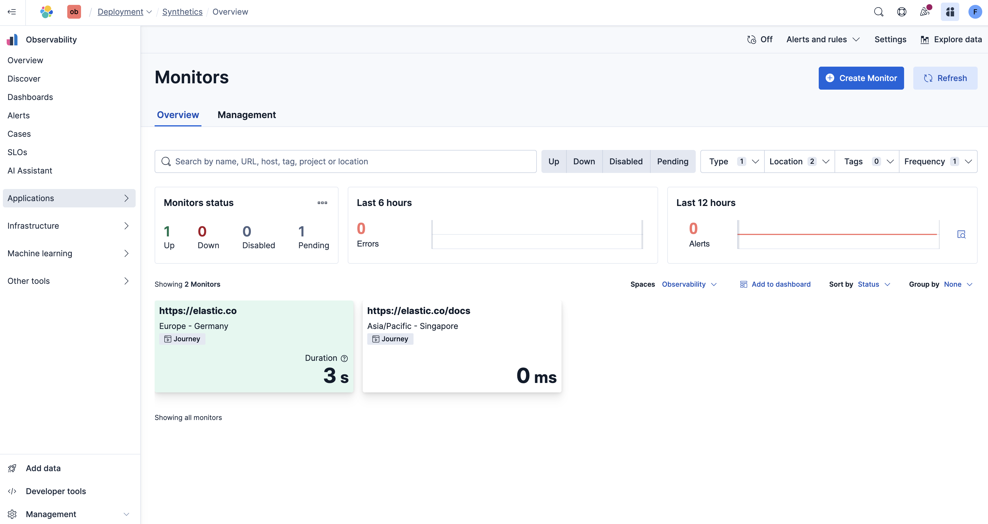 Browser monitor