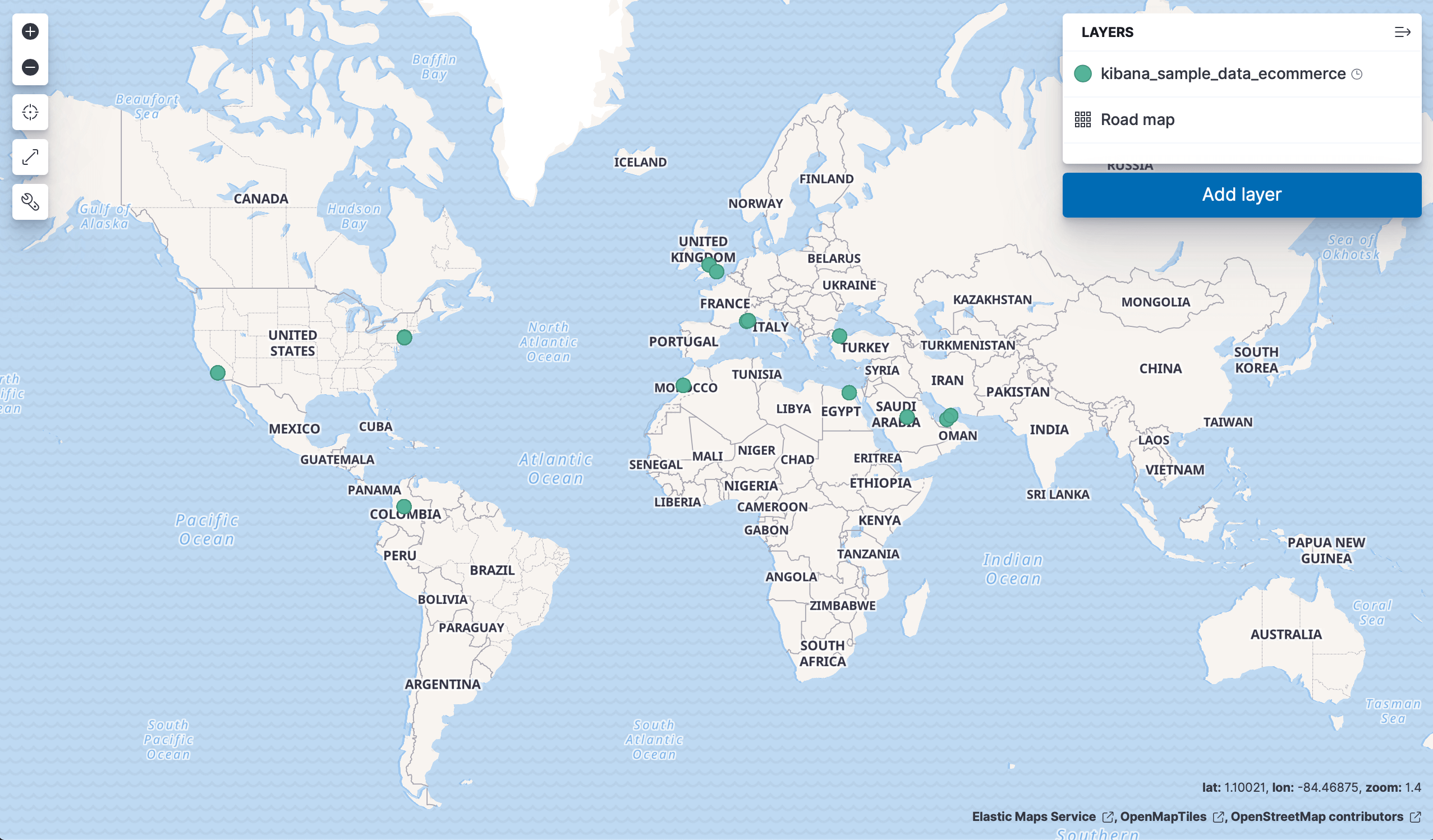 Map containing documents Map containing documents