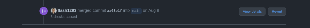 merged commit merged commit