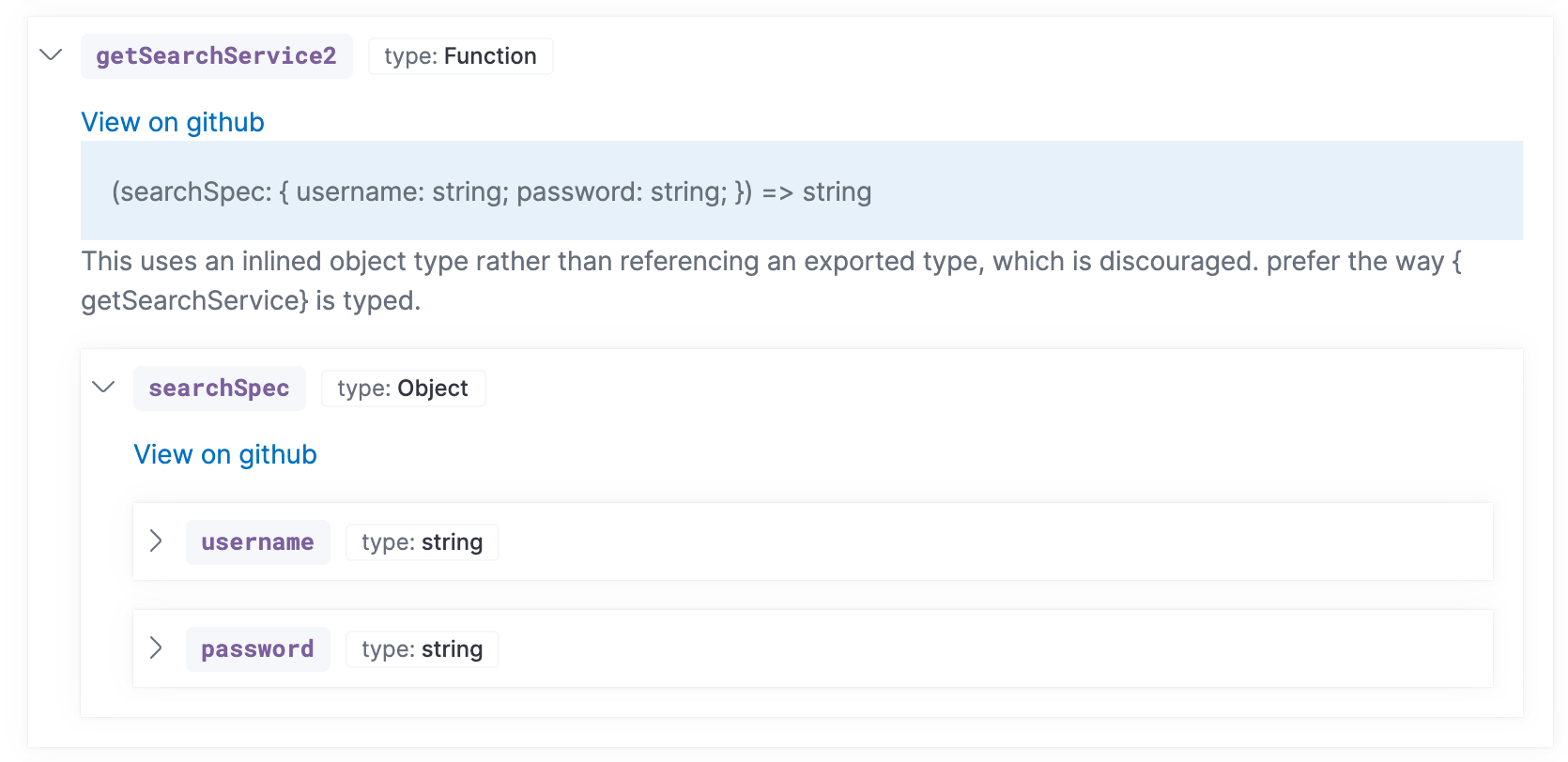 prefer interfaces documentation prefer interfaces documentation
