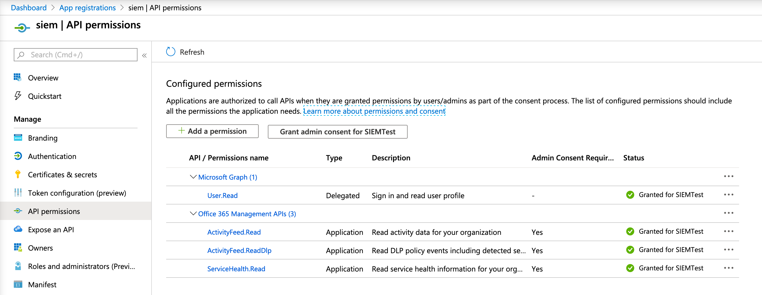 filebeat o365 azure permissions filebeat o365 azure permissions