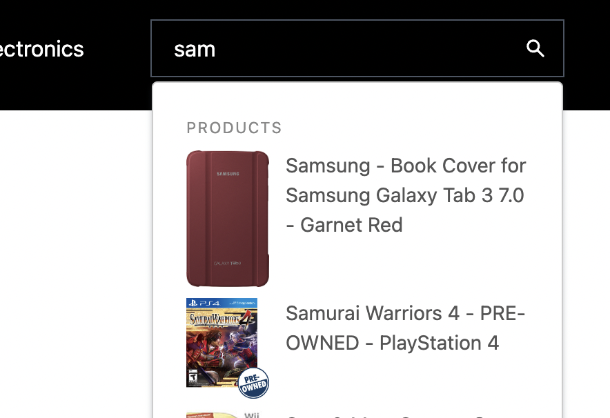 Search suggestions with Search UI Search suggestions with Search UI