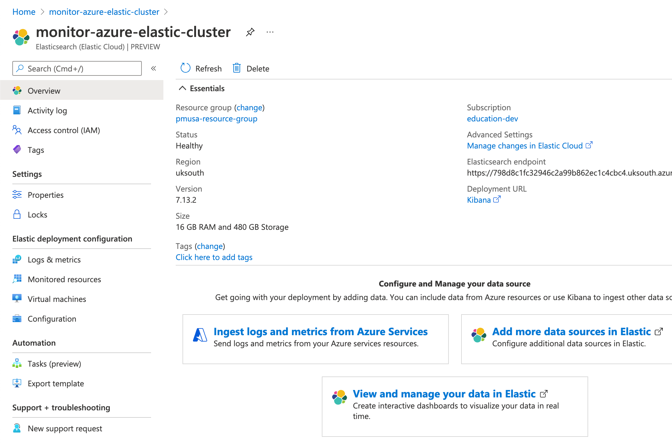 Elastic resource Elastic resource