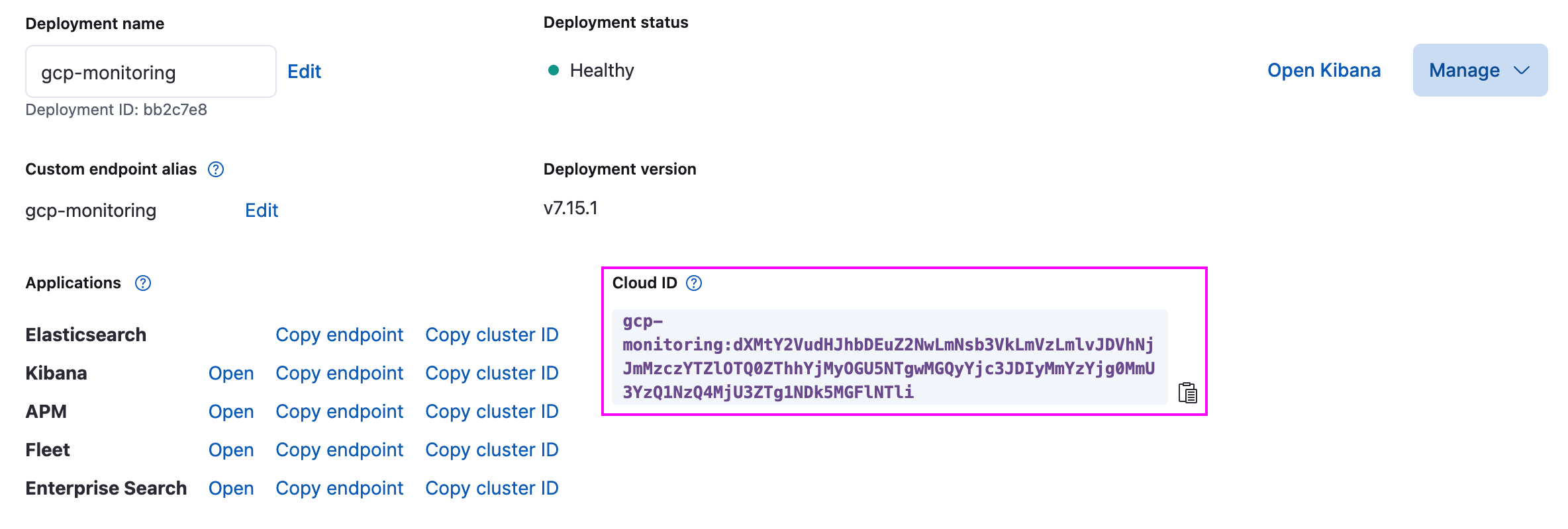 Cloud ID Cloud ID