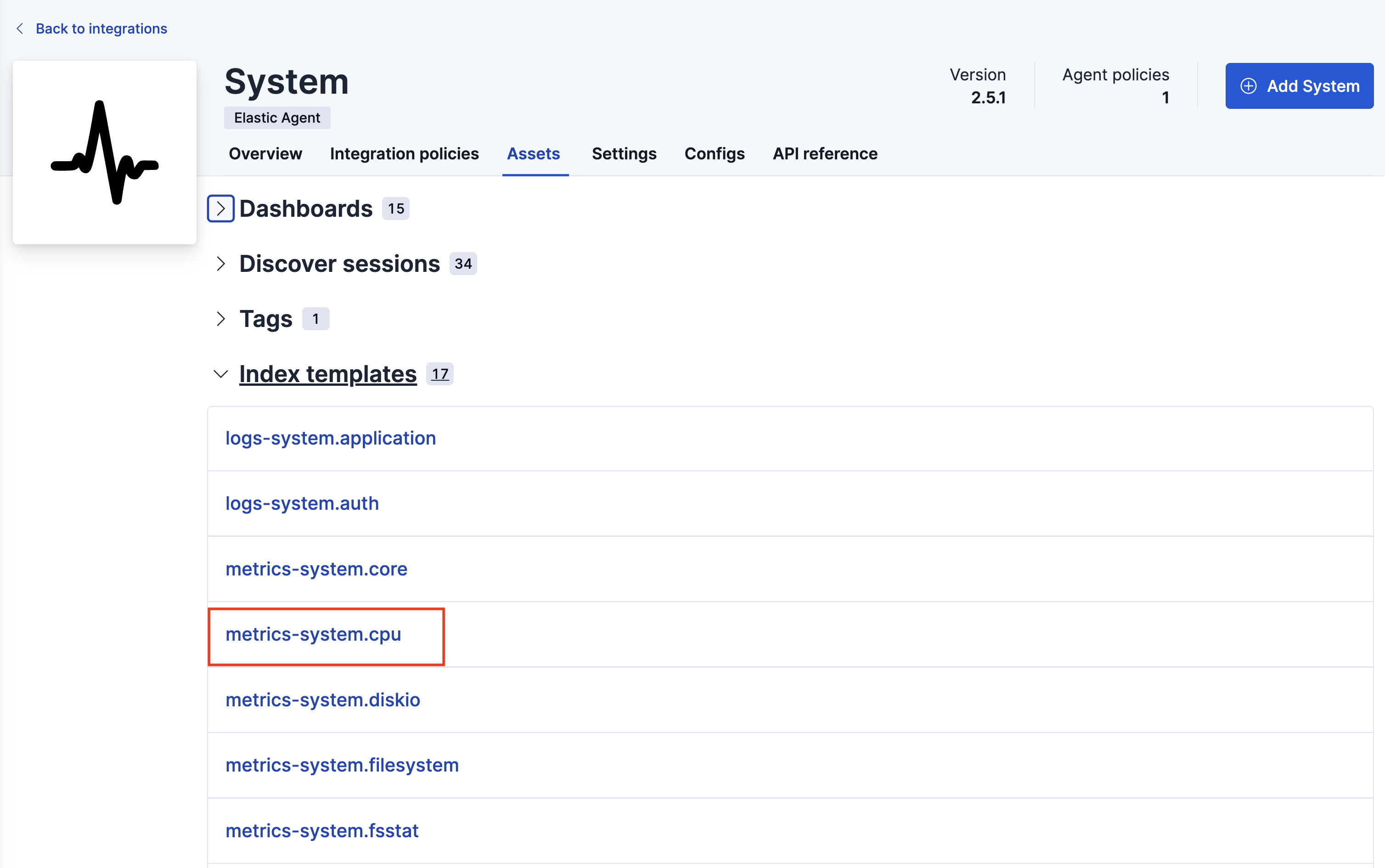 Integration assets