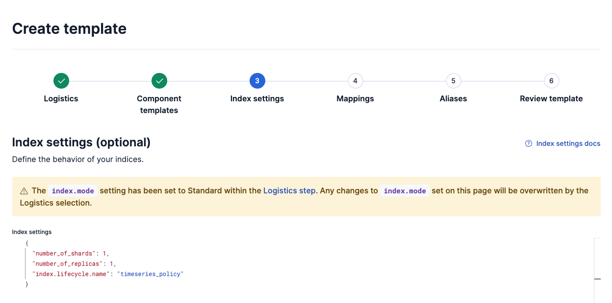 Create template page