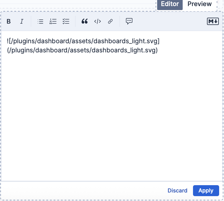 Markdown text with image file
