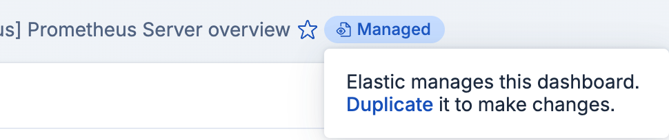 Managed badge dialog with Duplicate button
