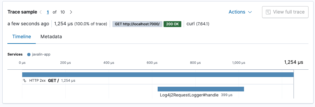 Logging caller trace Logging caller trace