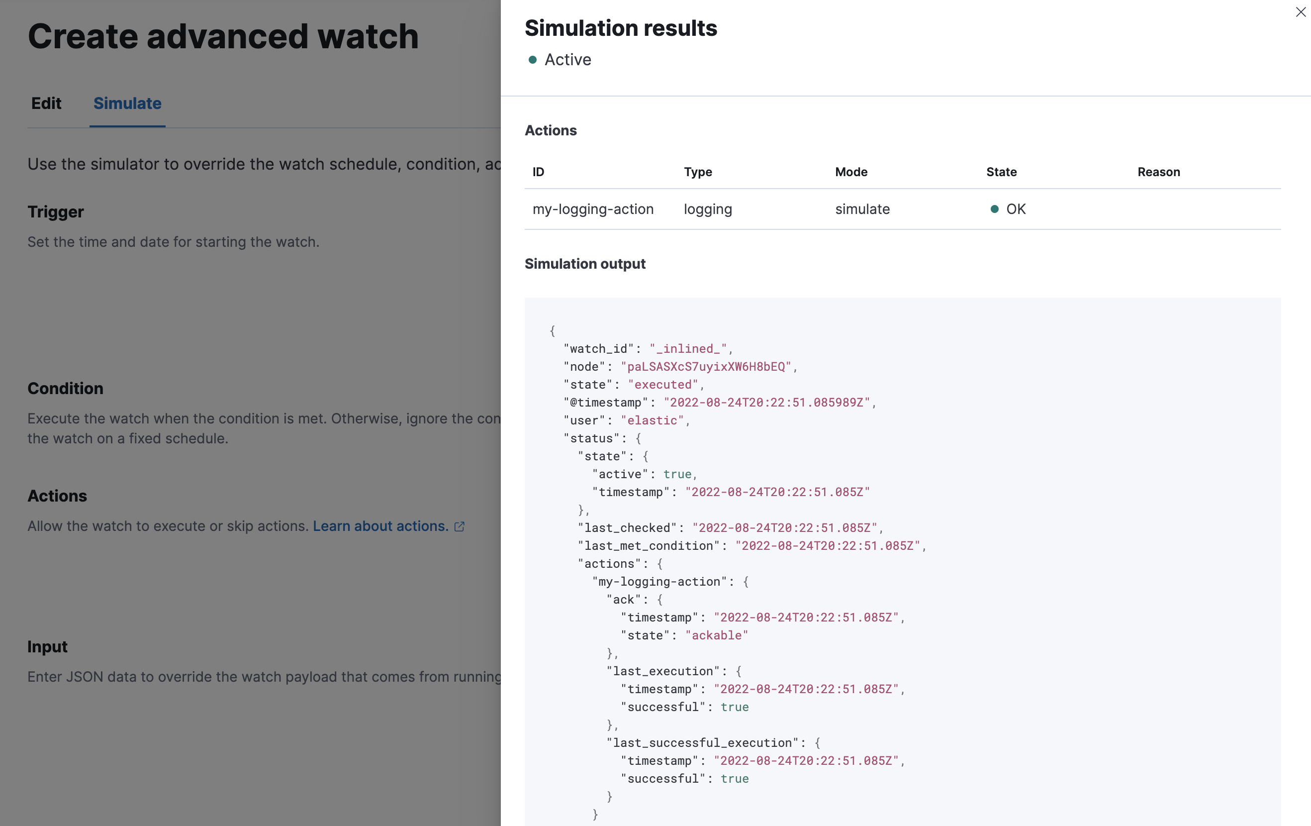 Create advanced watch Create advanced watch