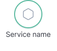 Healthy service node icon Healthy service node icon
