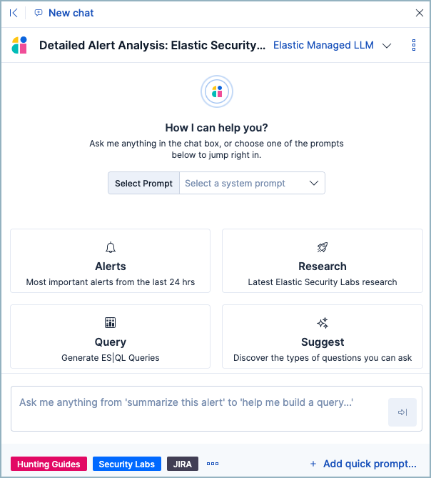 A new conversation with AI Assistant