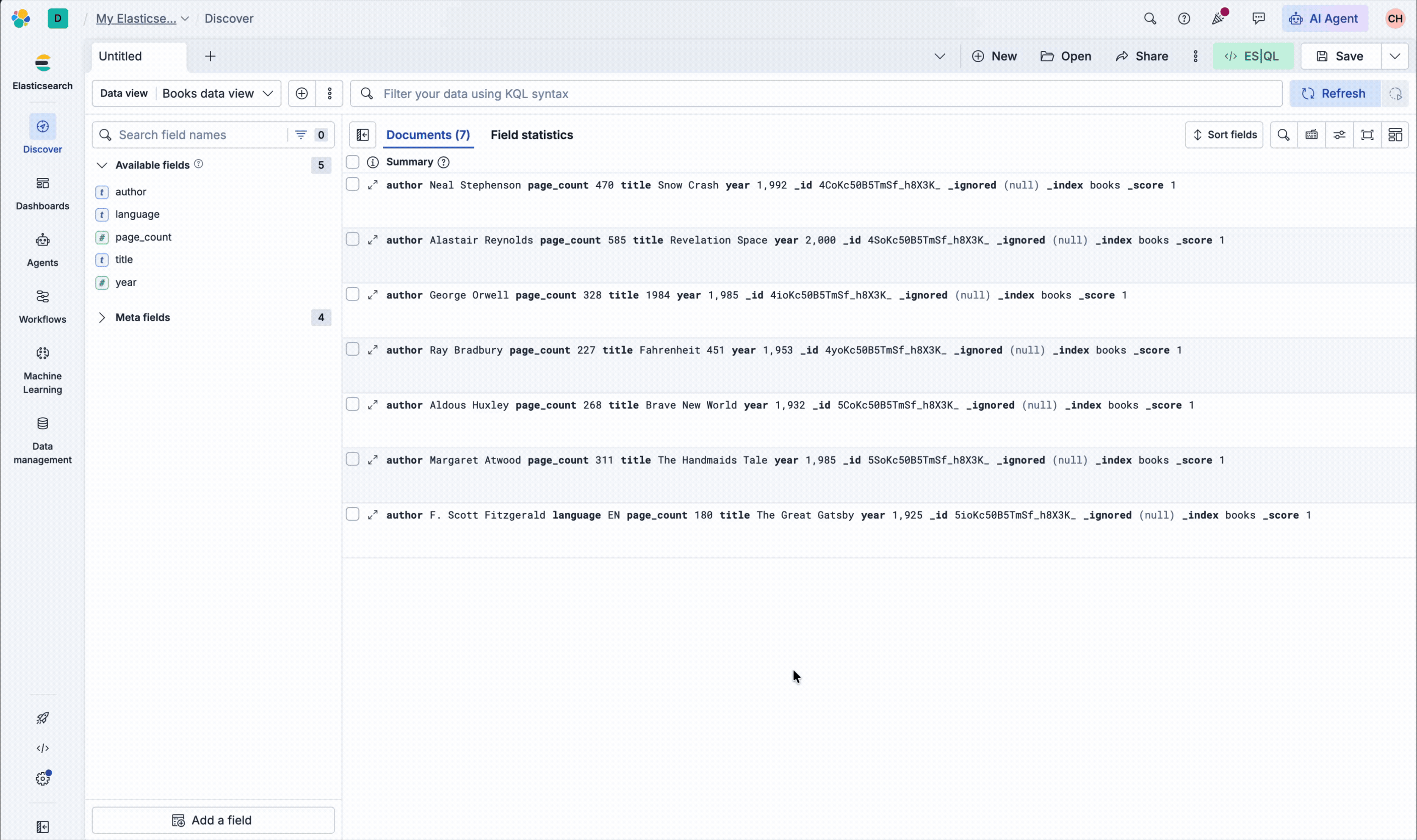 Standalone agent builder chat mode in main navigation