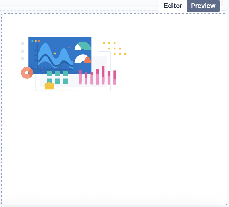 Panel with markdown image