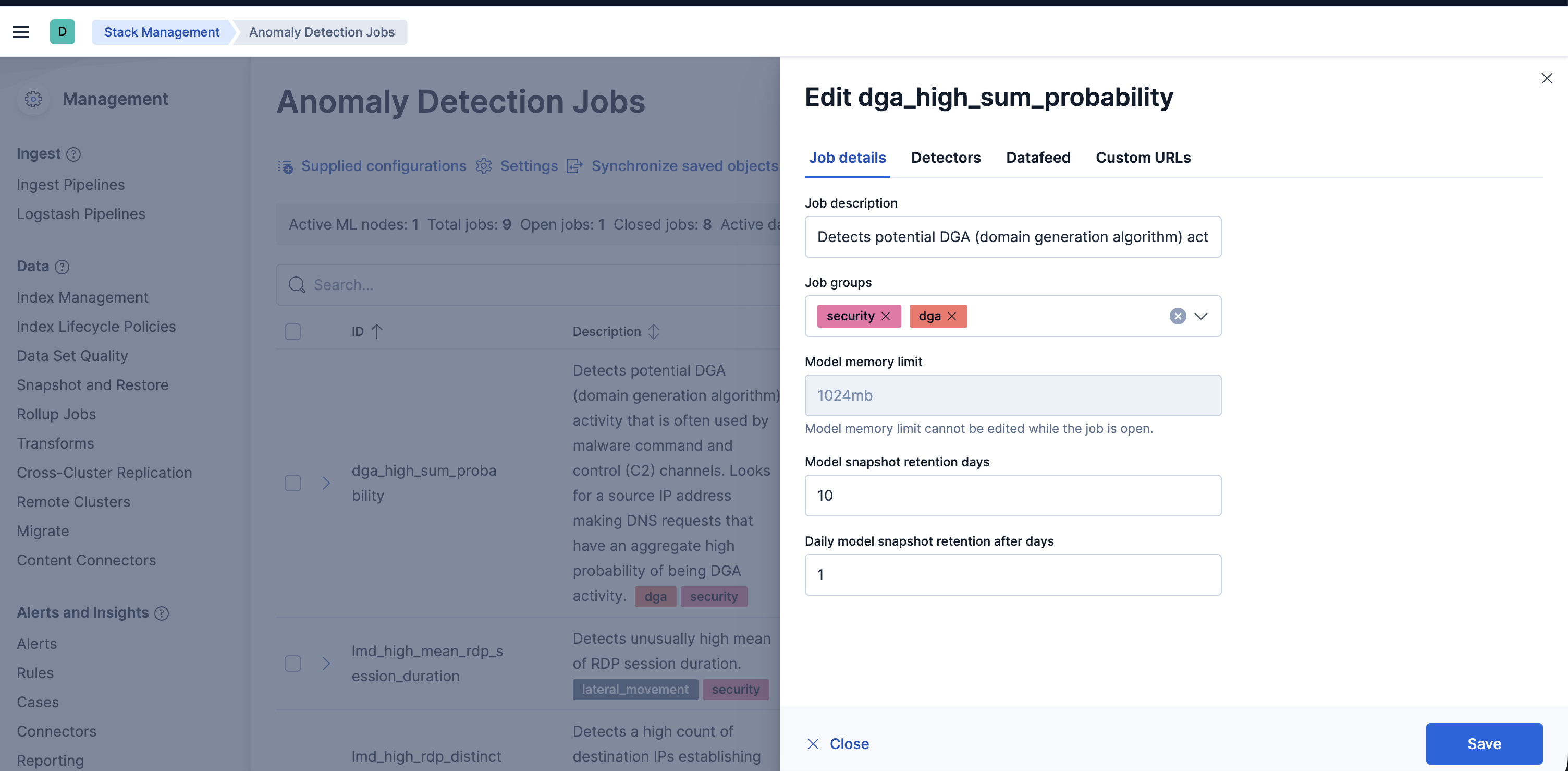 Domain Generation Algorithm Detection jobs